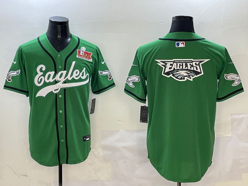 Men Philadelphia Eagles Blank Green three generations Jointly Name 2025 Nike Limited NFL Jersey style 20->philadelphia eagles->NFL Jersey